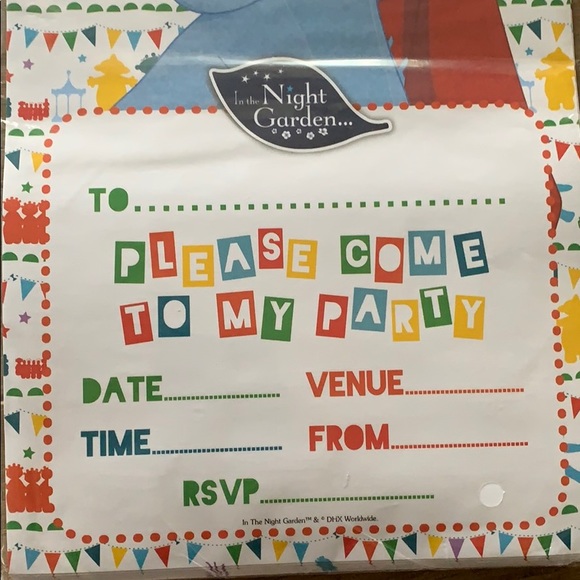 In the night garden party invitations - Picture 3 of 4